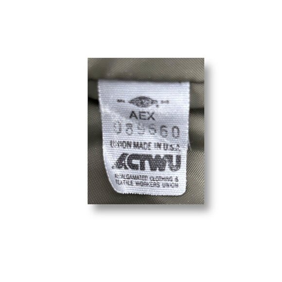 London Fog 40 Regular Khaki Belted Trench Coat Double Breasted Vintage USA - Picture 12 of 12